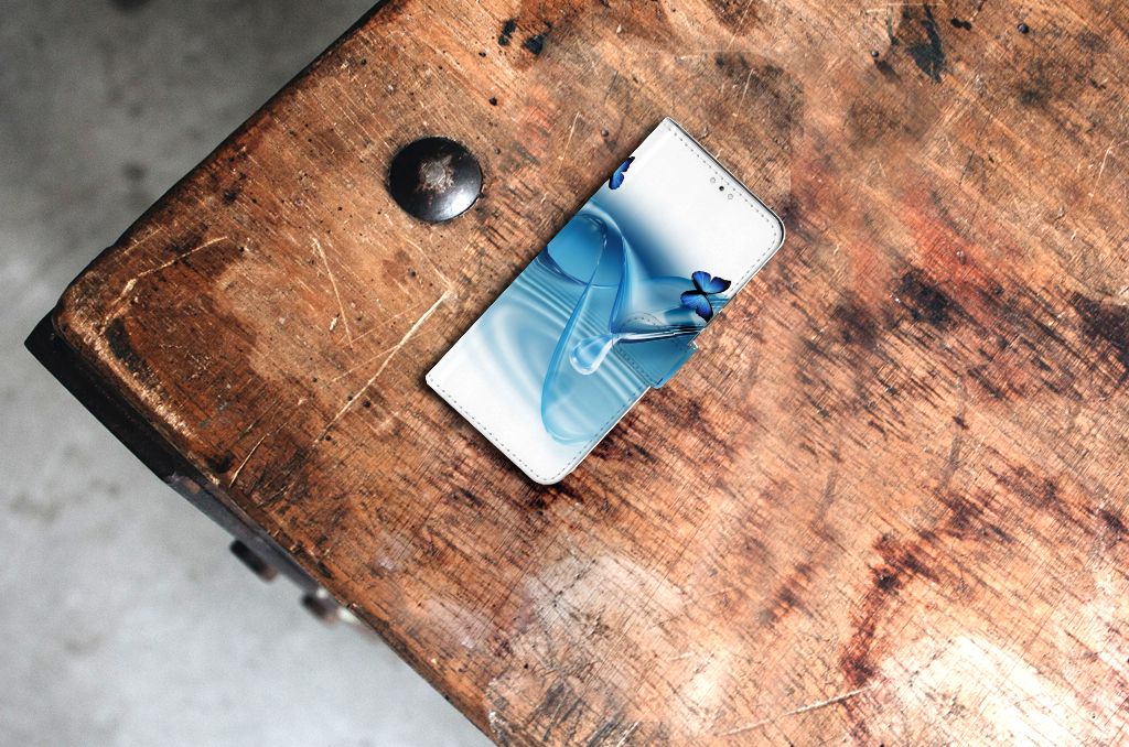 Samsung Galaxy S22 Plus Telefoonhoesje met Pasjes Vlinders