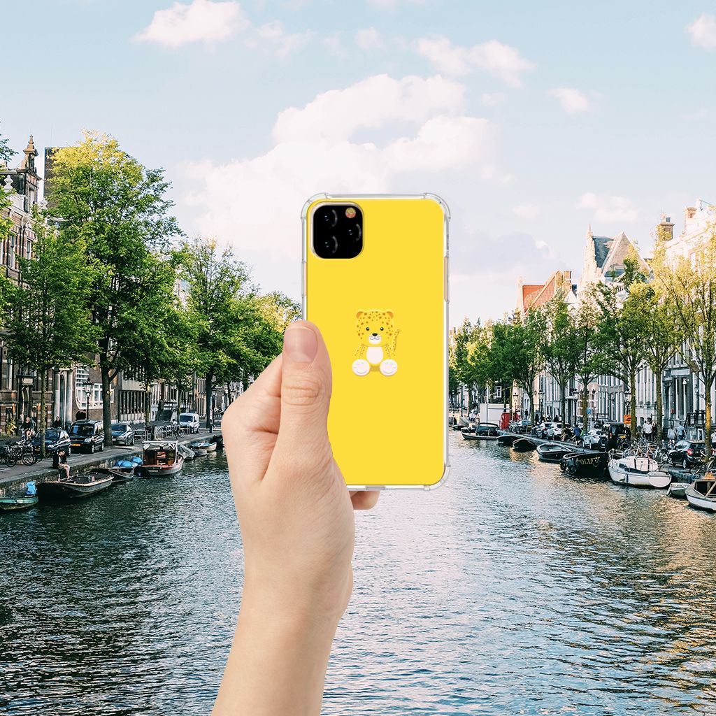 Apple iPhone 11 Pro Max Stevig Bumper Hoesje Baby Leopard