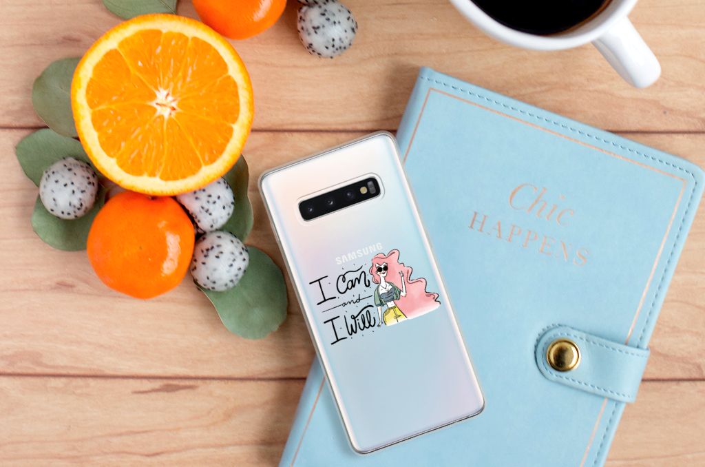 Samsung Galaxy S10 Plus Telefoonhoesje met Naam i Can