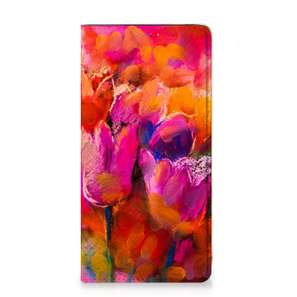 Bookcase Samsung Galaxy A51 Tulips - B2C Telecom