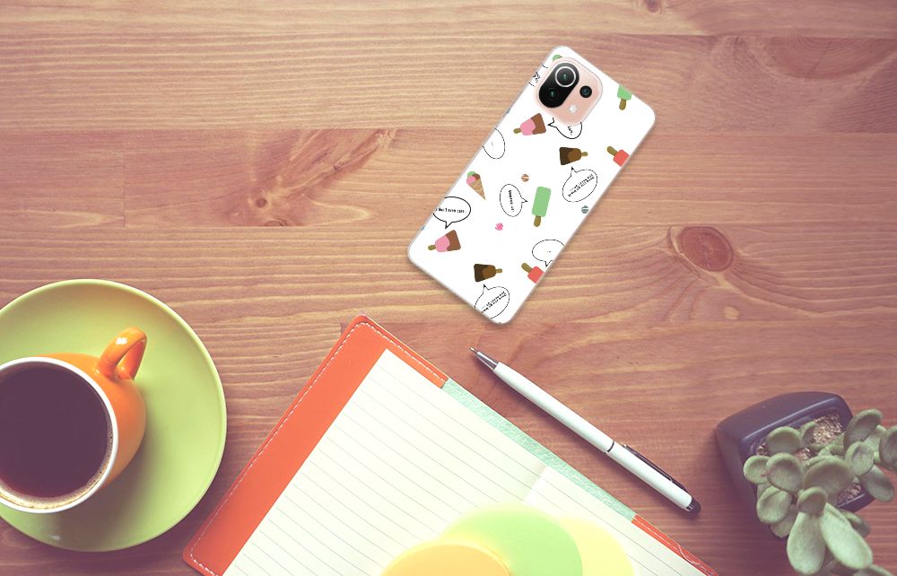 Xiaomi Mi 11 Lite | 11 Lite 5G NE Siliconen Case IJsjes B2C Telecom