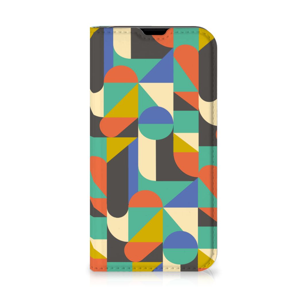 iPhone 13 Mini Hoesje met Magneet Funky Retro - B2C Telecom