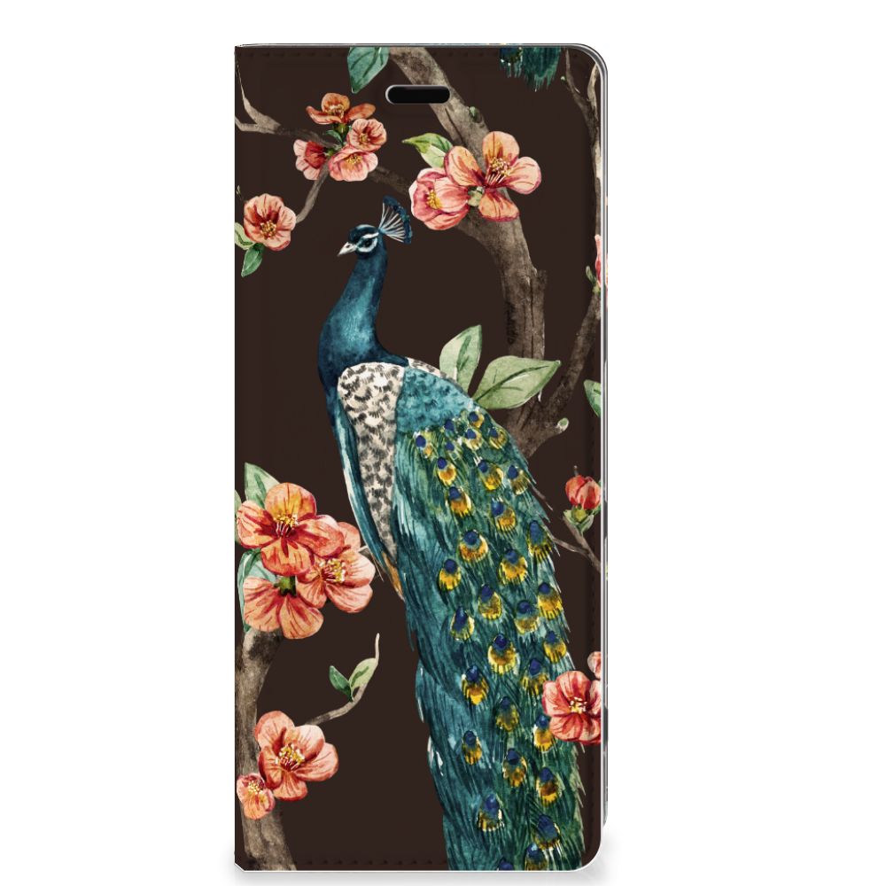 Sony Xperia 5 Hoesje maken Pauw met Bloemen - B2C Telecom