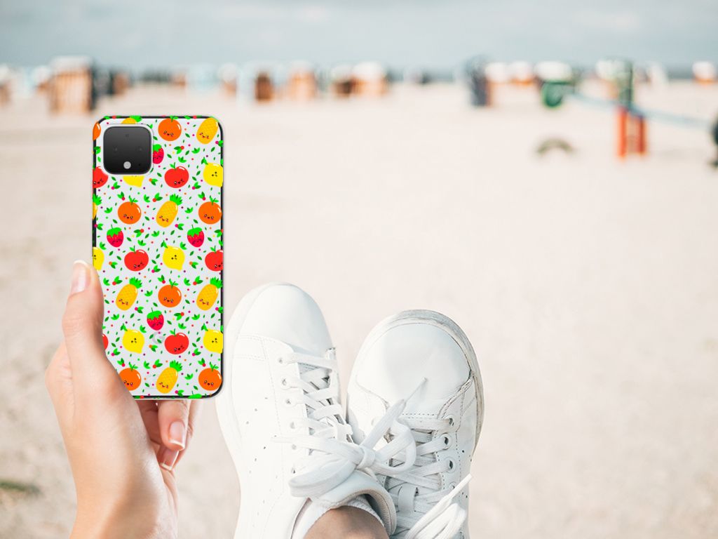 Google Pixel 4 Siliconen Case Fruits B2C Telecom