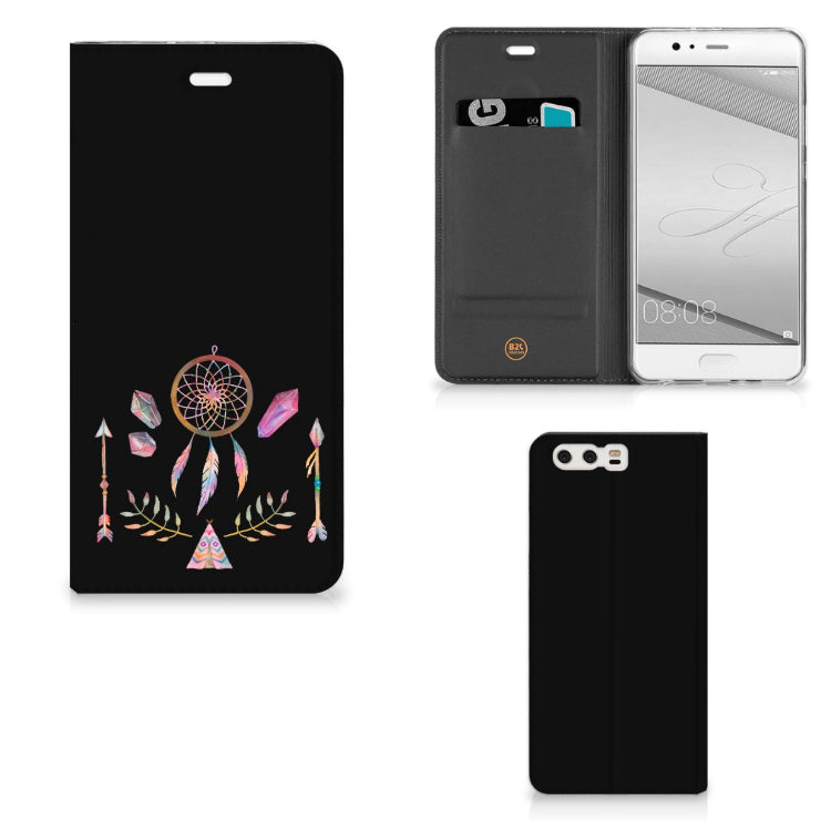 Huawei P10 Plus Magnet Case Boho Dreamcatcher