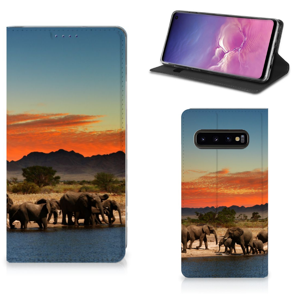 Samsung Galaxy S10 Hoesje maken Olifanten