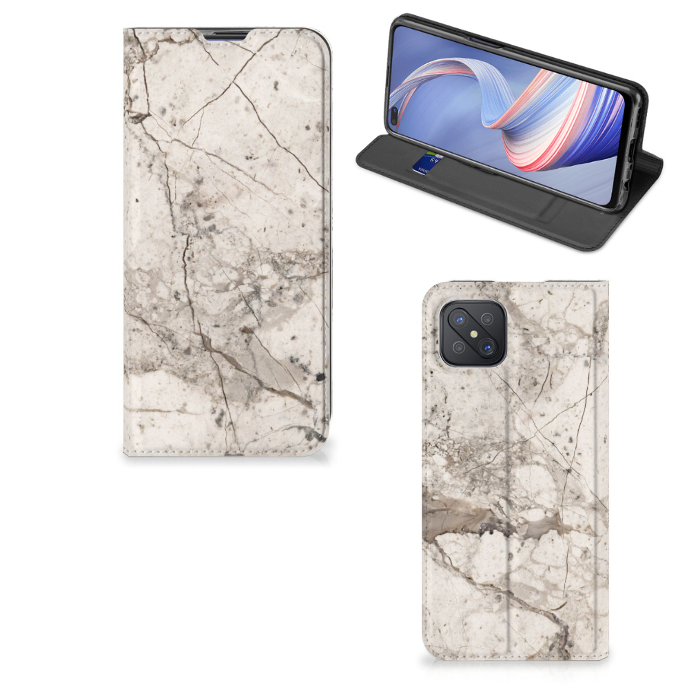 OPPO Reno4 Z 5G Standcase Marmer Beige - B2C Telecom