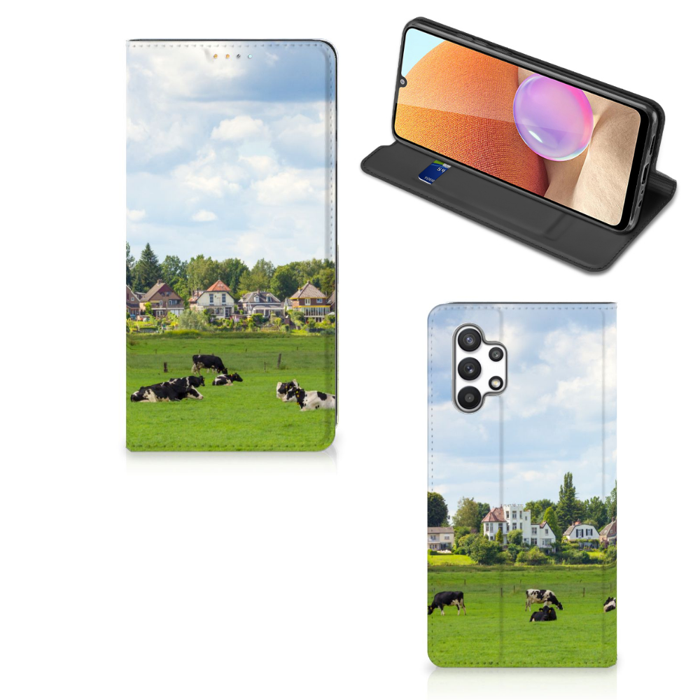 Samsung Galaxy A32 4G | A32 5G Enterprise Editie Hoesje maken Koeien - B2C Telecom