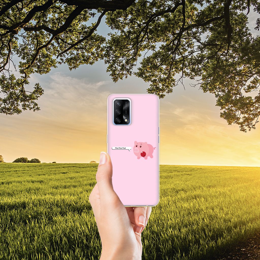OPPO A74 4G Telefoonhoesje met Naam Pig Mud B2C Telecom