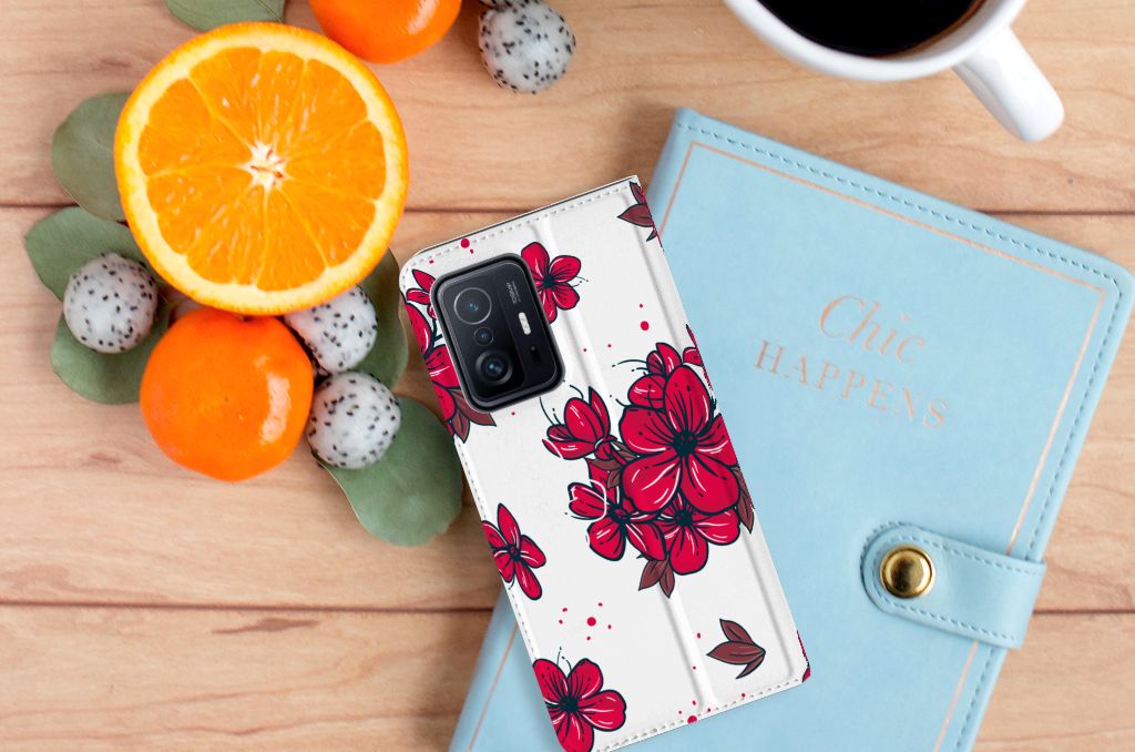 Xiaomi 11T | Xiaomi 11T Pro Smart Cover Blossom Red - B2C Telecom