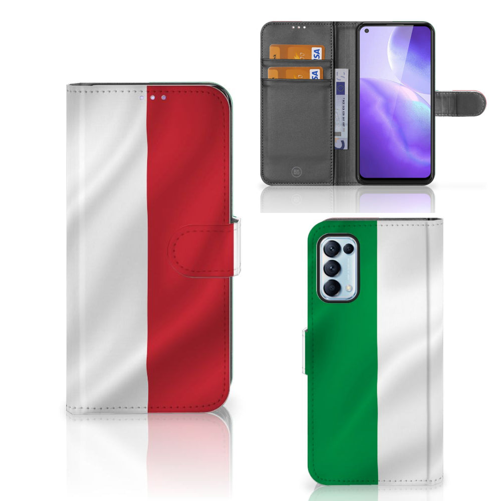 OPPO Find X3 Lite Bookstyle Case Italië