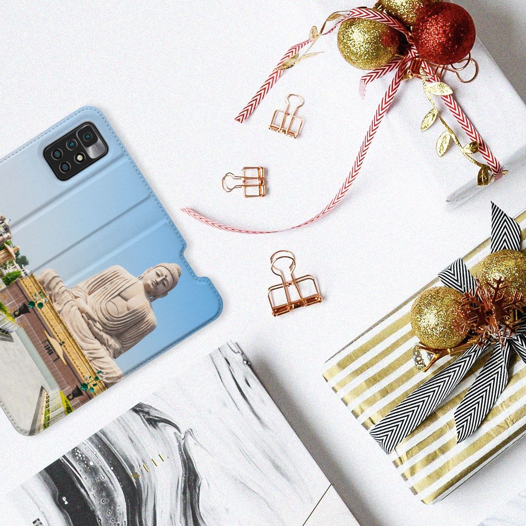 Xiaomi Redmi 10 Book Cover Boeddha - B2C Telecom