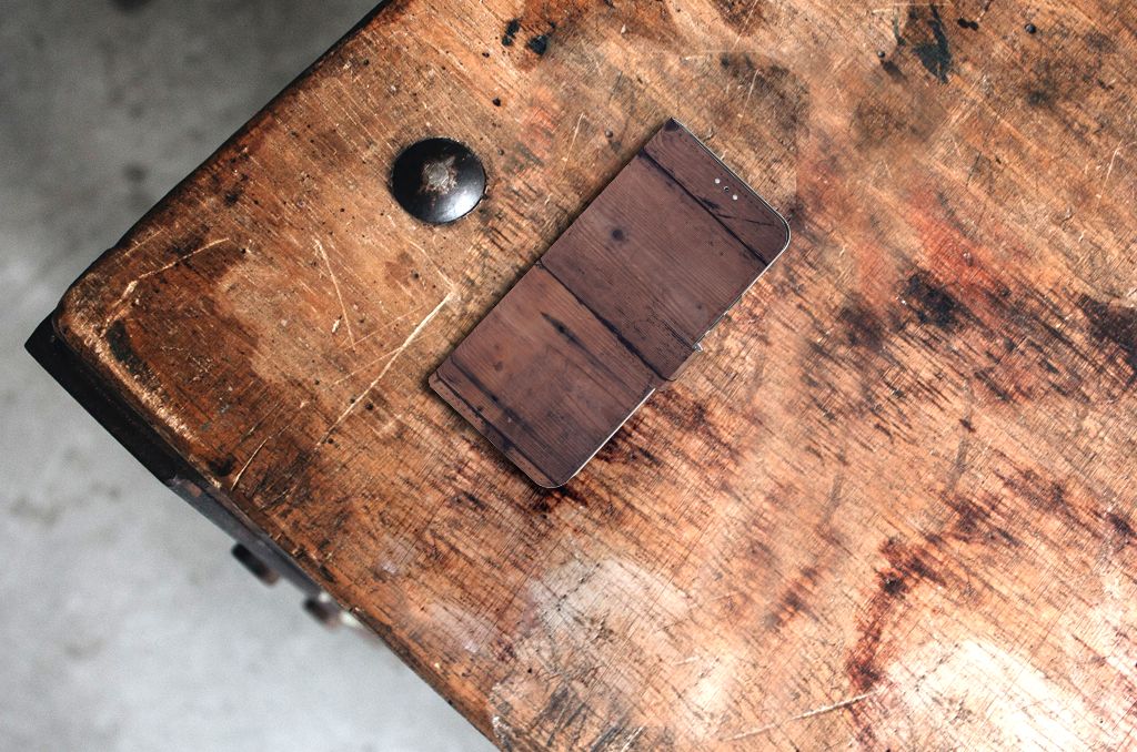 Samsung Galaxy S22 Plus Book Style Case Old Wood