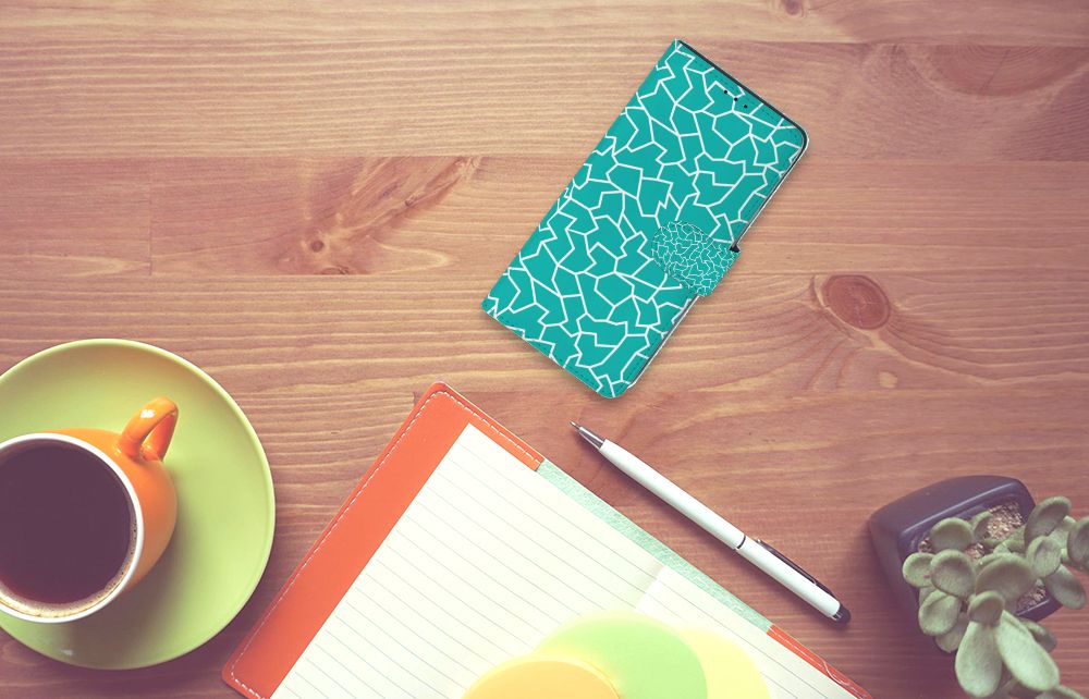 Xiaomi Mi Note 10 Lite Hoesje Cracks Blue