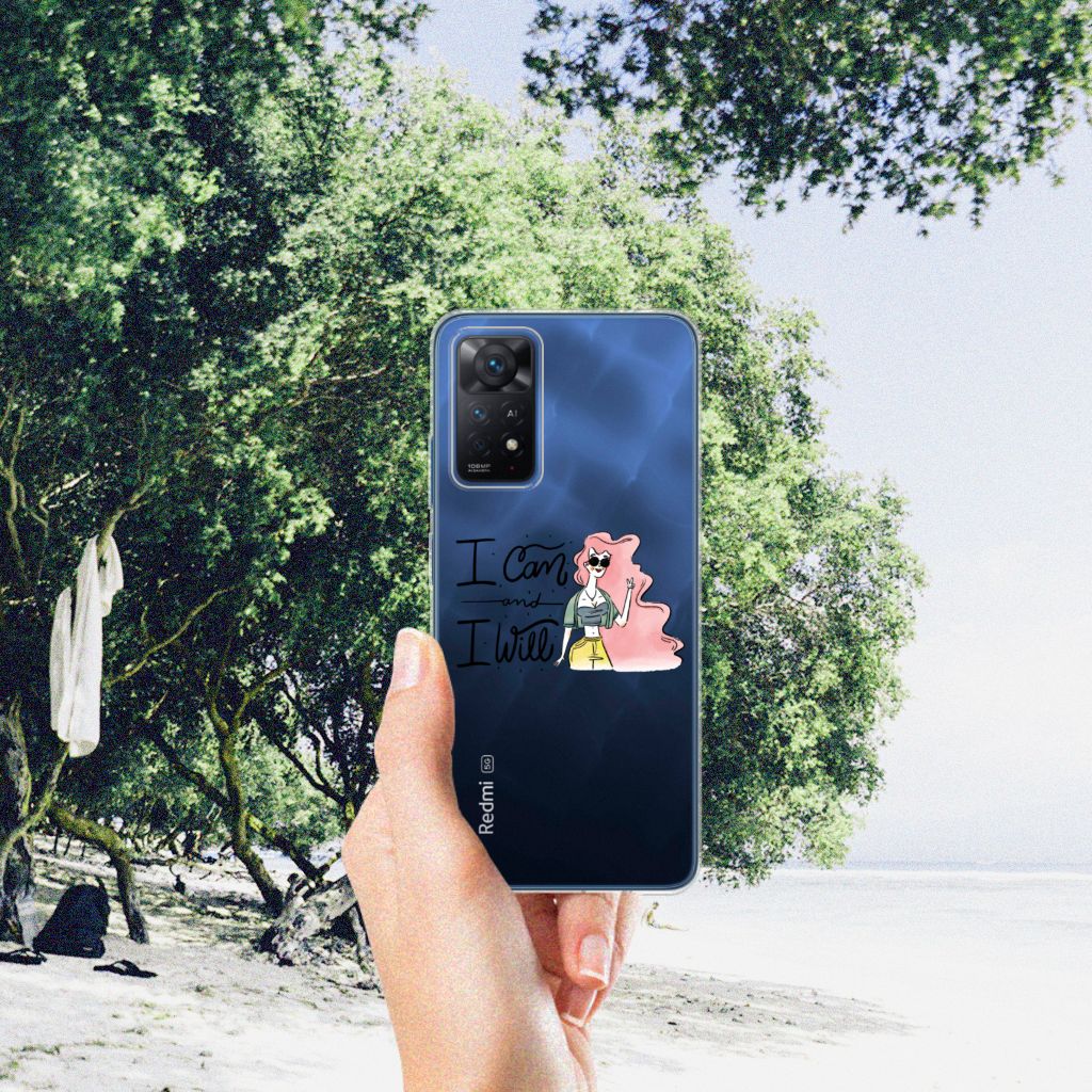 Xiaomi Redmi Note 11 Pro 5G Telefoonhoesje met Naam i Can B2C Telecom