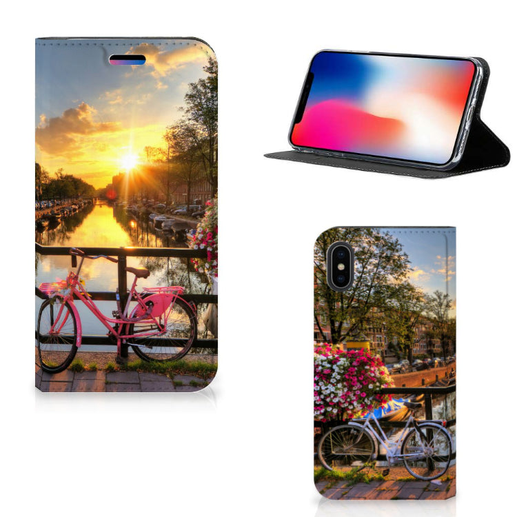 Apple iPhone X | Xs Book Cover Amsterdamse Grachten