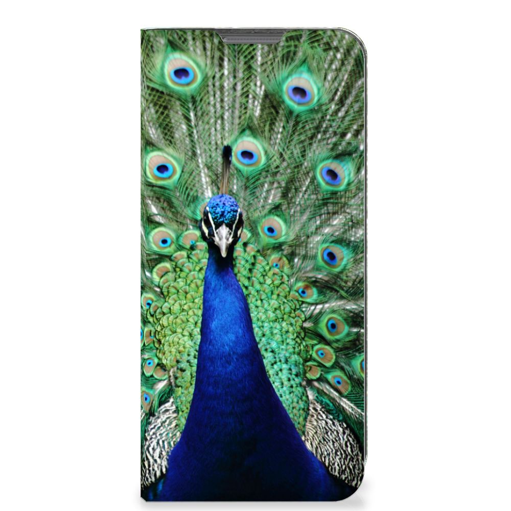 OPPO A77 5G | A57 5G Hoesje maken Pauw - B2C Telecom