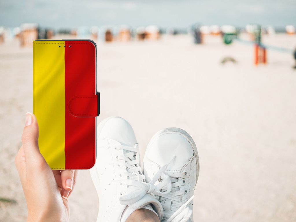 Samsung Galaxy M10 Bookstyle Case Belgische Vlag