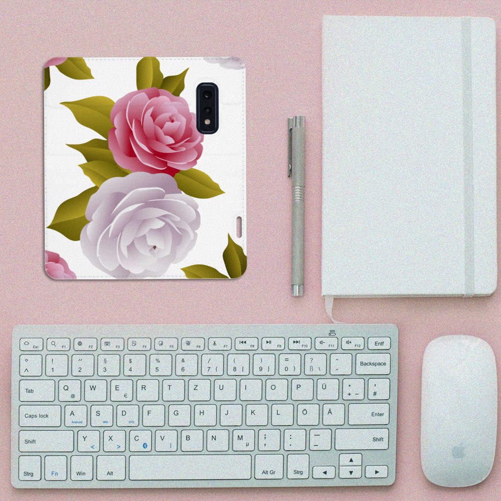 Samsung Galaxy S10e Smart Cover Roses