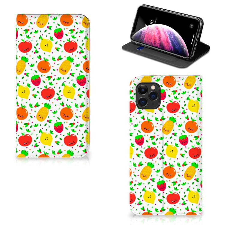 Apple iPhone 11 Pro Max Flip Style Cover Fruits