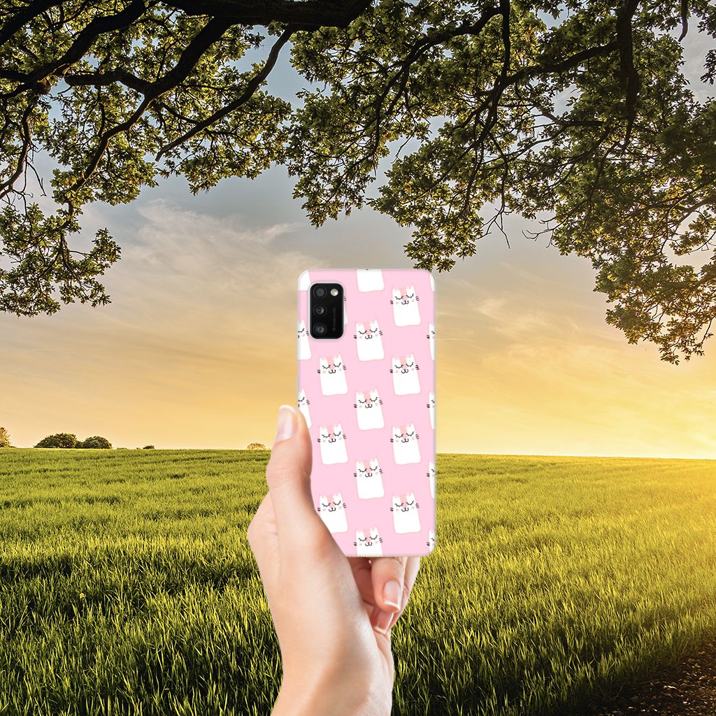 Samsung Galaxy A41 TPU Hoesje Sleeping Cats B2C Telecom