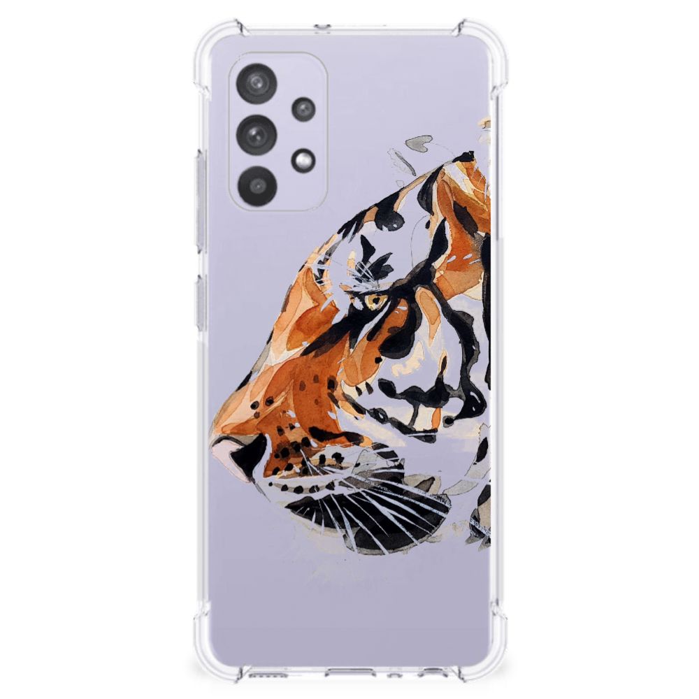 Back Cover Samsung Galaxy A32 4G | A32 5G Enterprise Editie Watercolor Tiger B2C Telecom