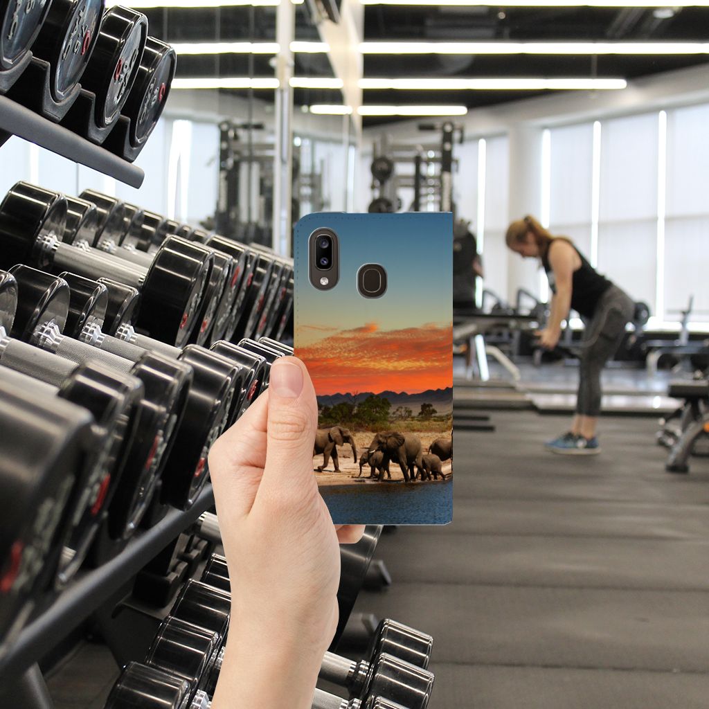 Samsung Galaxy A30 Hoesje maken Olifanten