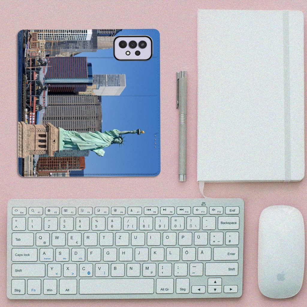 Samsung Galaxy A33 5G Book Cover Vrijheidsbeeld - B2C Telecom