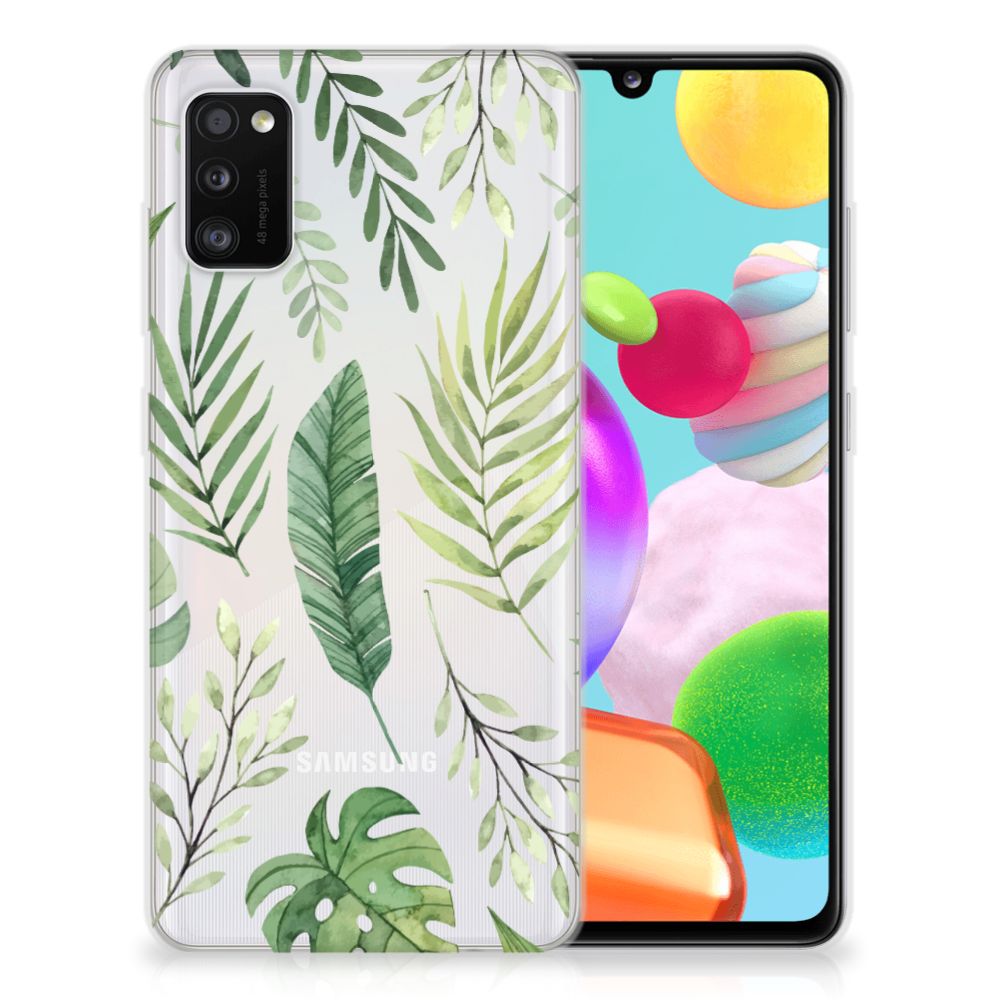 Samsung Galaxy A41 TPU Case Leaves