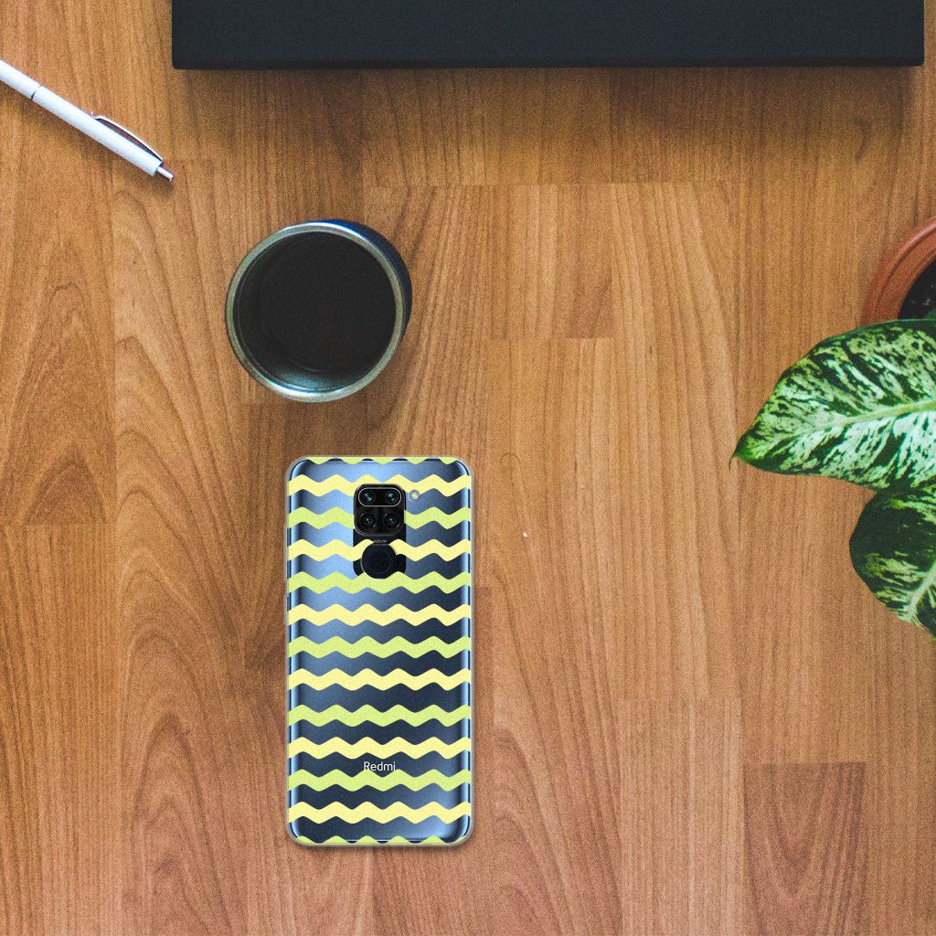 Xiaomi Redmi Note9 TPU bumper Waves Yellow B2C Telecom