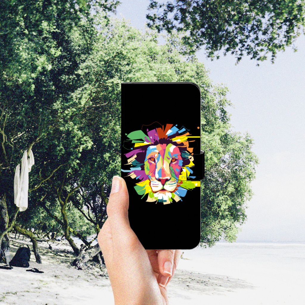 Motorola Moto G32 Leuk Hoesje Lion Color
