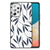 Samsung Galaxy A53 Bloemen Hoesje Leaves Blue
