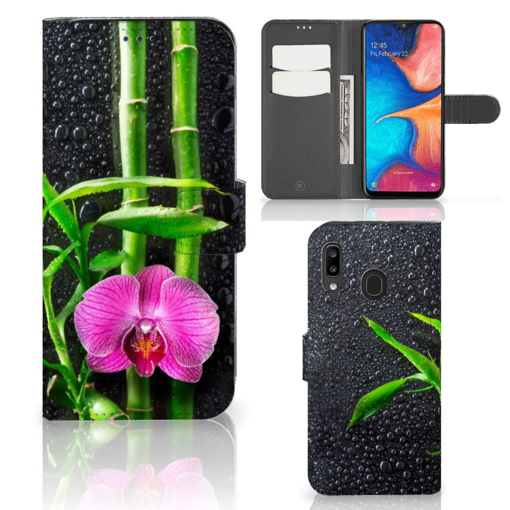 Samsung Galaxy A30 Hoesje Orchidee