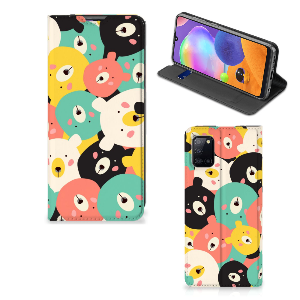 Samsung Galaxy A31 Magnet Case Bears - B2C Telecom