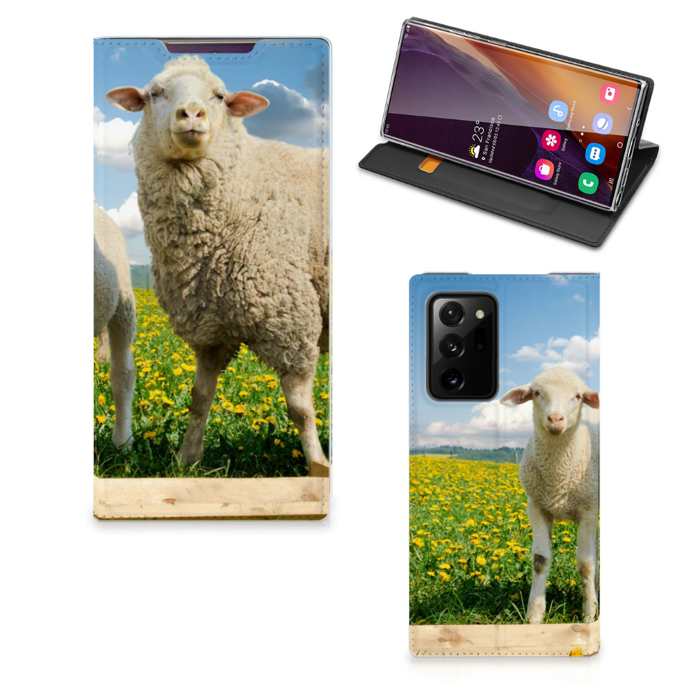 Samsung Galaxy Note 20 Ultra Hoesje maken Schaap en Lammetje - B2C Telecom