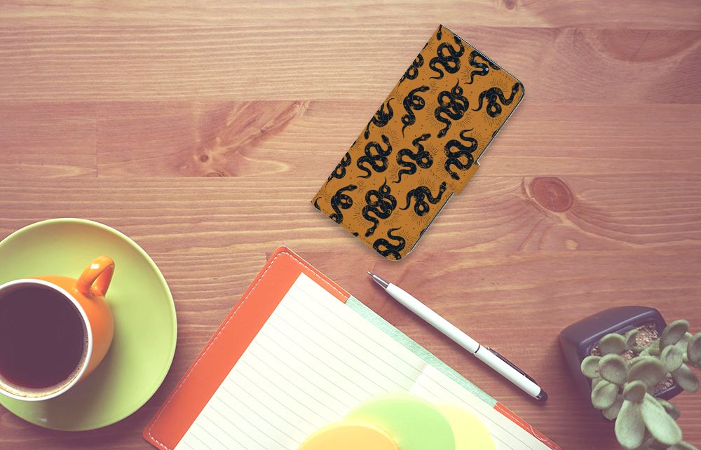 Telefoonhoesje met Pasjes voor OnePlus Nord N10 Snakes