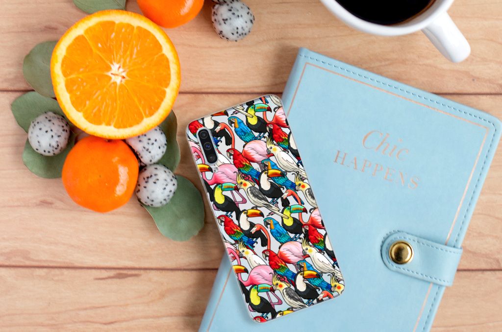 Samsung Galaxy A50 TPU Hoesje Birds
