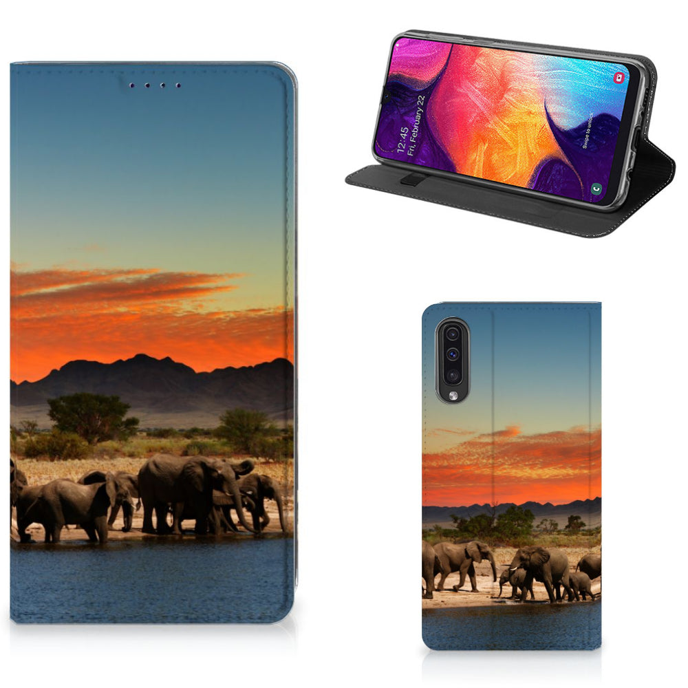 Samsung Galaxy A50 Hoesje maken Olifanten