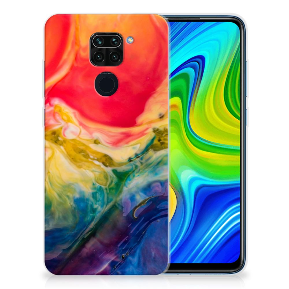 Hoesje maken Xiaomi Redmi Note9 Watercolor Dark