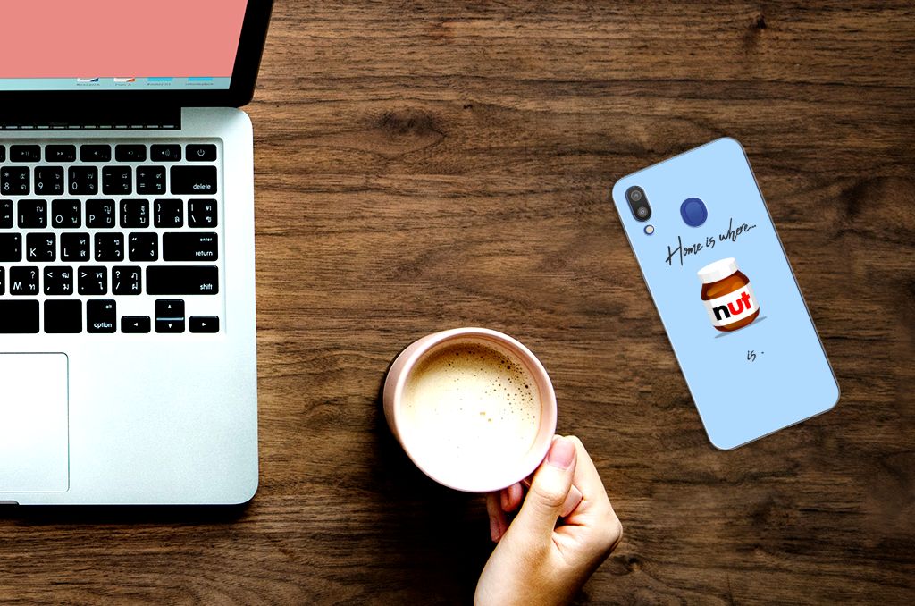 Samsung Galaxy M20 (Power) Siliconen Case Nut Home