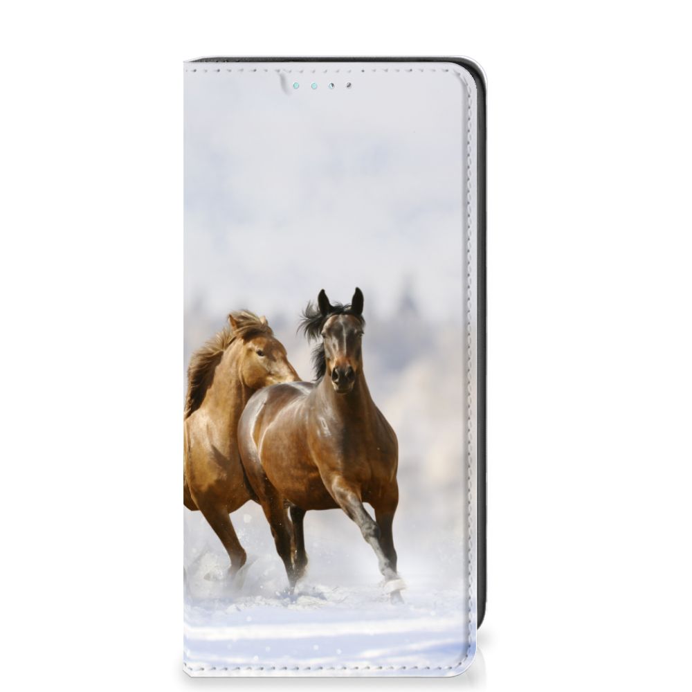 Samsung Galaxy A41 Hoesje maken Paarden met paardenprint, ideaal voor paardenliefhebbers.