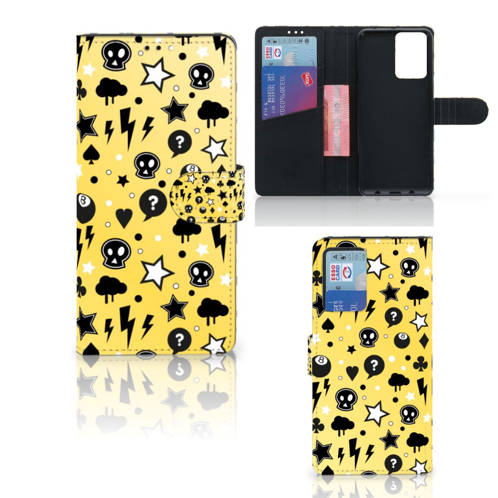Telefoonhoesje met Naam Xiaomi Redmi Note 10 Pro Punk Geel