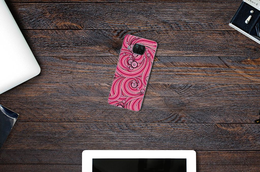 Xiaomi Mi 10T Lite Hoesje maken Swirl Pink B2C Telecom