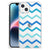 Apple iPhone 14 Plus Doorzichtige Silicone Hoesje Zigzag Blauw B2C Telecom