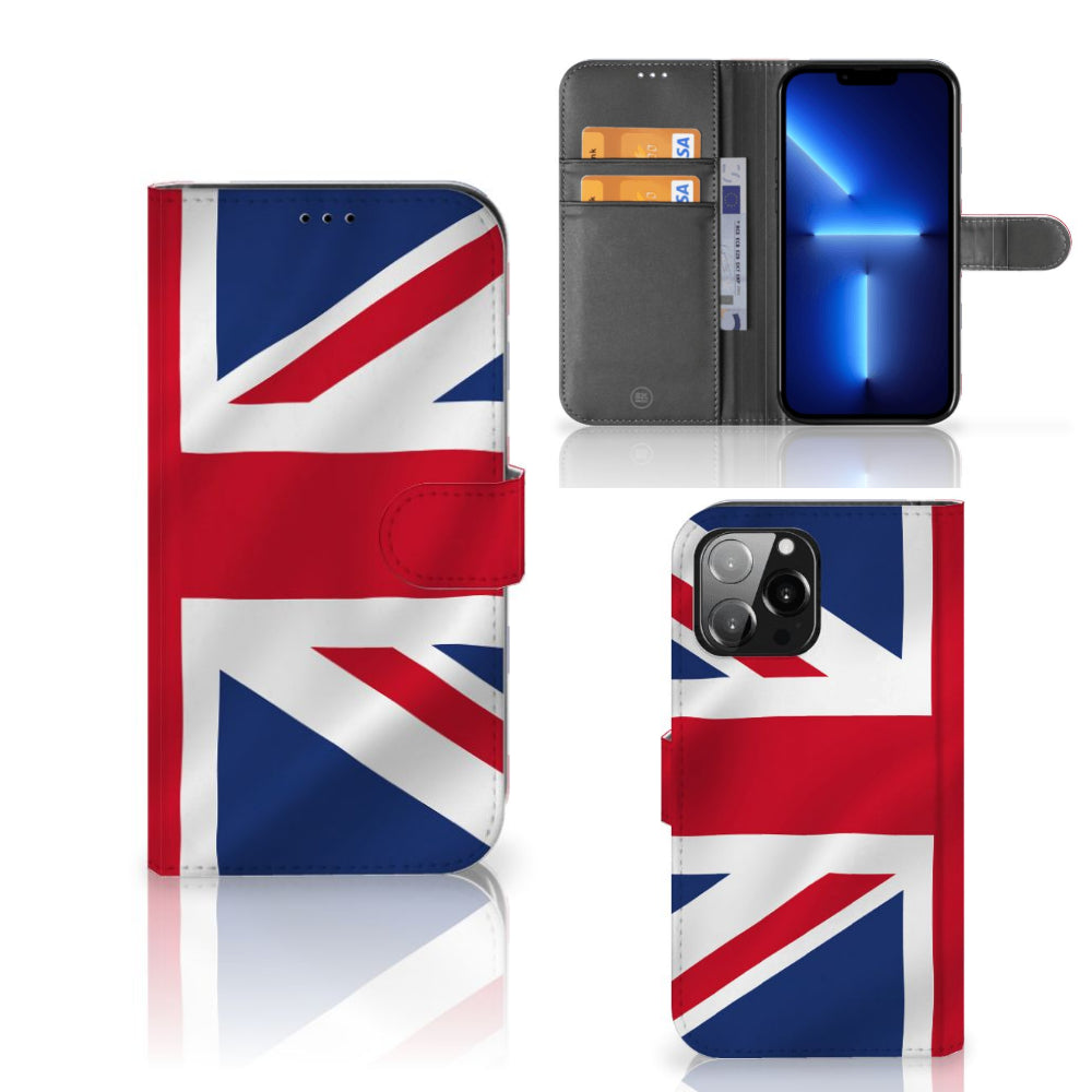 iPhone 13 Pro Max Bookstyle Case Groot-Brittannië