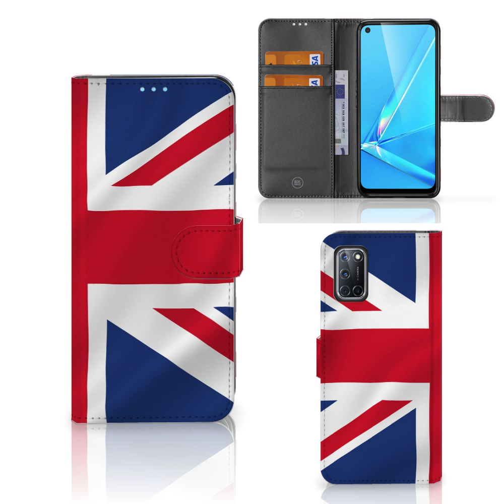 OPPO A72 | OPPO A52 Bookstyle Case Groot-Brittannië
