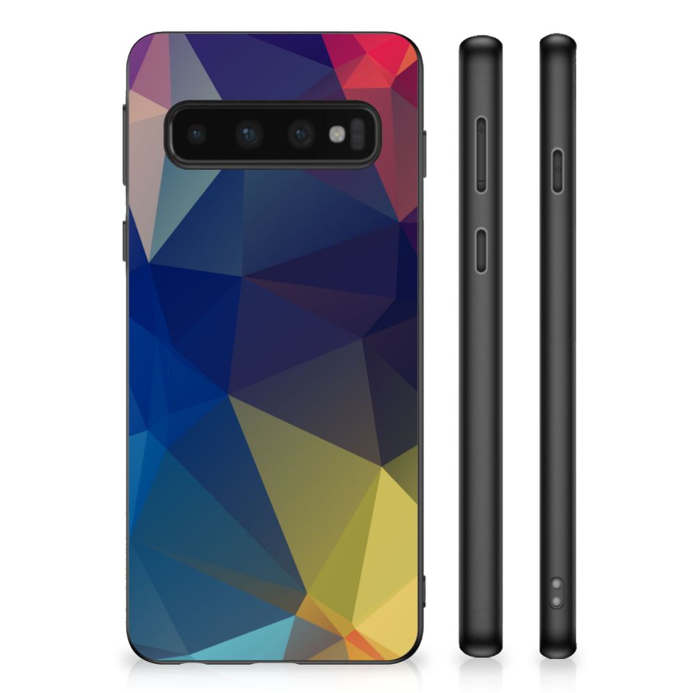 Samsung Galaxy S10 Grip Case Polygon Dark B2C Telecom