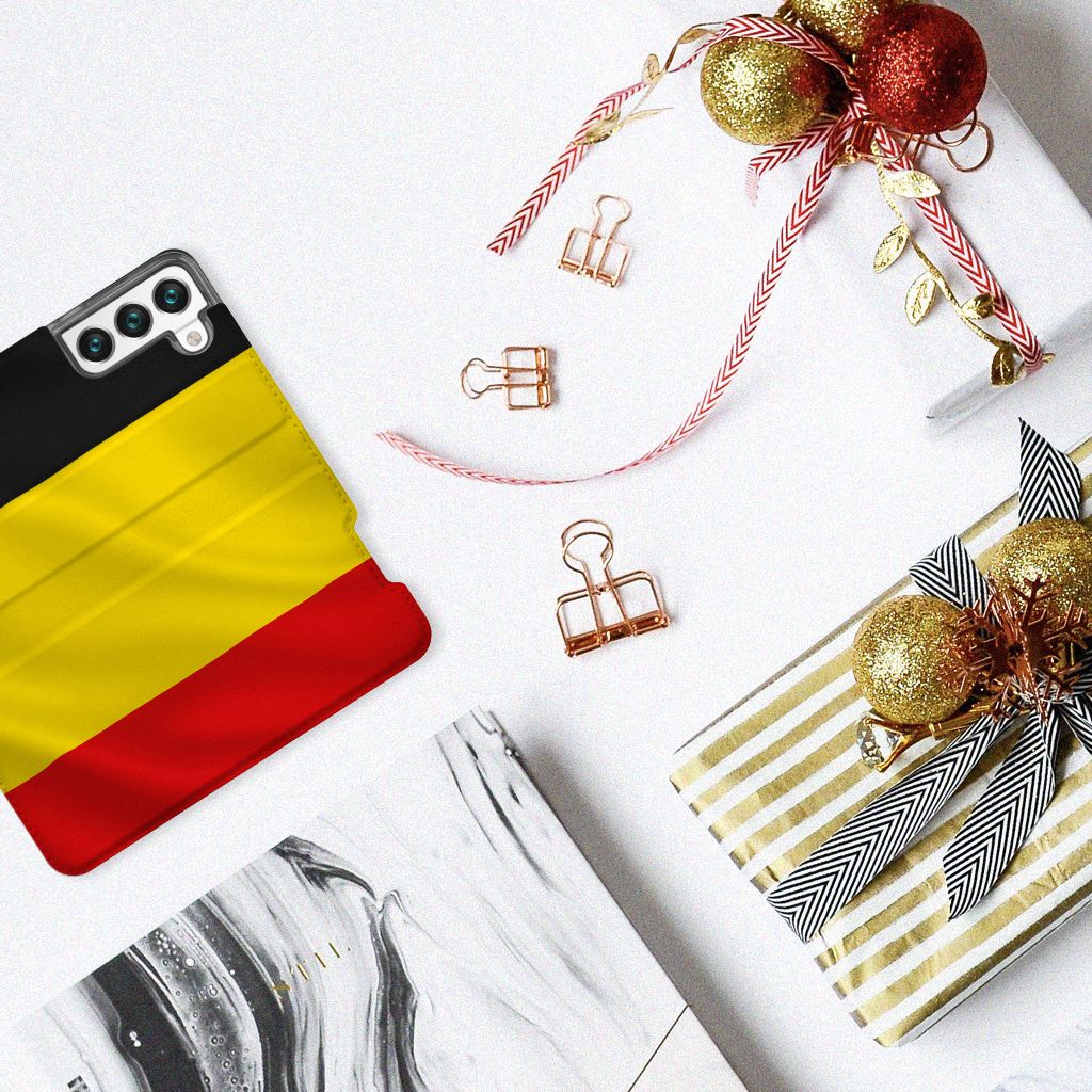 Samsung Galaxy S22 Standcase Belgische Vlag - B2C Telecom