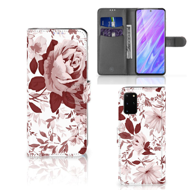 Hoesje Samsung Galaxy S20 Plus Watercolor Flowers