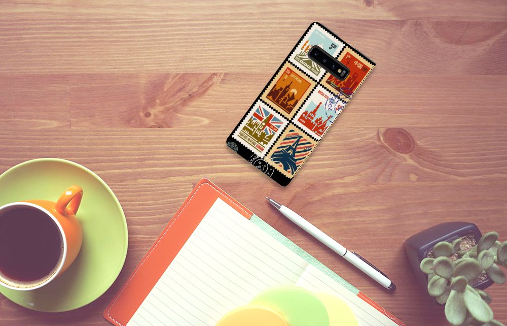 Samsung Galaxy S10 Plus Book Cover Postzegels